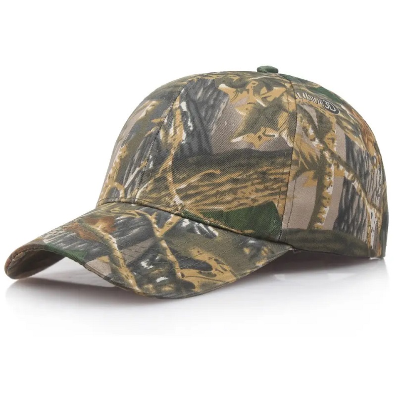 Unisex Camo Cap Camo Câu Cá Bóng Chày Mũ Chống Nắng Nhanh Khô In Hunting Cap