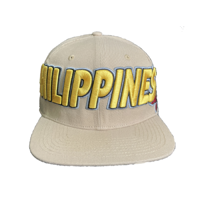 Chất lượng tốt Mũ màu tùy chỉnh logo 3D Puff Cotton Weop Blended Snap Back Backure FLAT BRIM Bóng chày mũ bóng chày